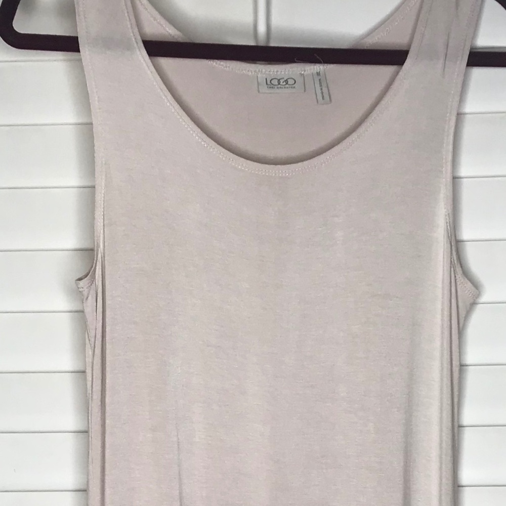Logo by Lori Goldstein M Tank Tunic EUC